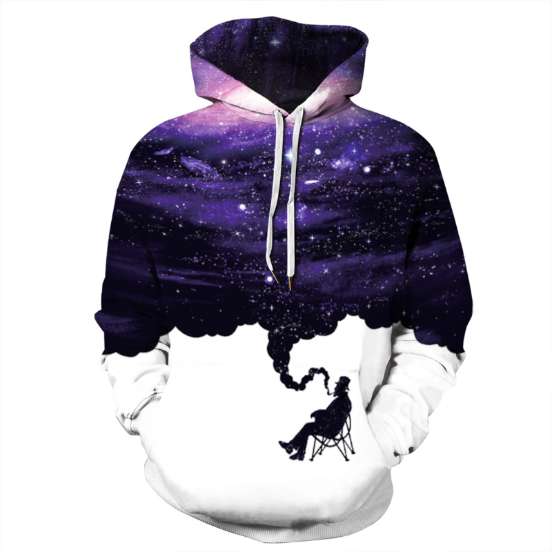 Unisex Starry Sky 3d Hoodie