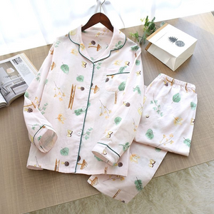 Pink Forest Printed Pyjamas Set