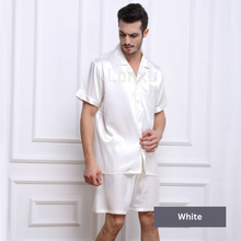 Load image into Gallery viewer, Men&#39;s Silk Nightwear Pyjama Set
