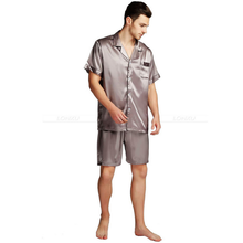 Load image into Gallery viewer, Men&#39;s Silk Nightwear Pyjama Set
