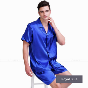 Men's Silk Nightwear Pyjama Set