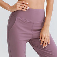 Load image into Gallery viewer, High Waist With Pocket Loose Joggers
