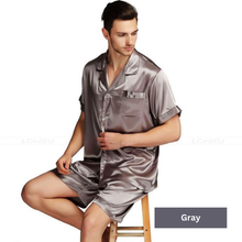 Load image into Gallery viewer, Men&#39;s Silk Nightwear Pyjama Set
