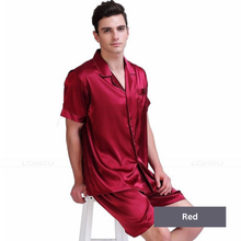 Load image into Gallery viewer, Men&#39;s Silk Nightwear Pyjama Set
