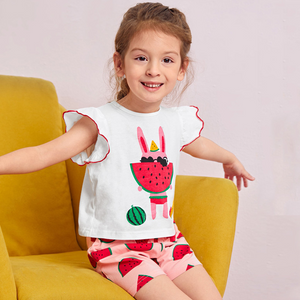 summer-flying-sleeve-sleepwear-set-for-girls