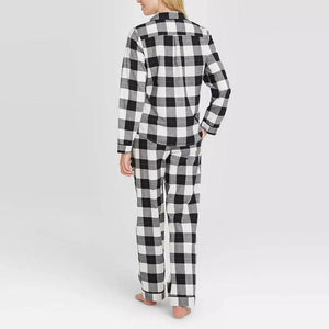 check-Pyjama-set-for-women