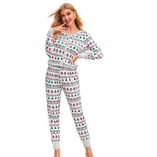 Load image into Gallery viewer, christmas-printed-Pyjama-set-for-women
