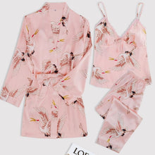 Load image into Gallery viewer, Pink Flamingo 3 Piece Pyjamas Set
