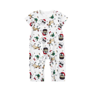 White Santa Matching Family Pyjamas