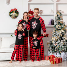 Load image into Gallery viewer, Christmas Tree Starry Gypsophila Plaid Printed Pyjamas Set

