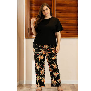 Autumn Girl Plus Size Pyjamas Set