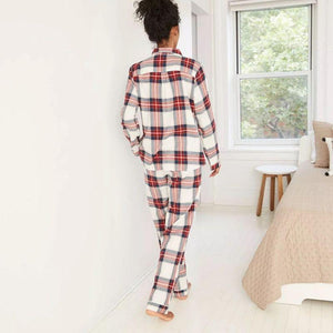 check-Pyjama-set-for-women