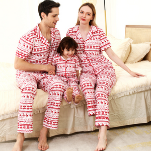 Cute Deer Long-Sleeved Pyjamas Set