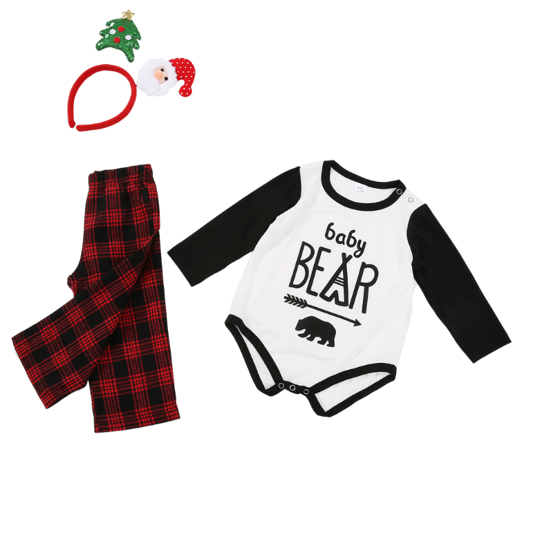 White Bear Matching Family Pyjama Set